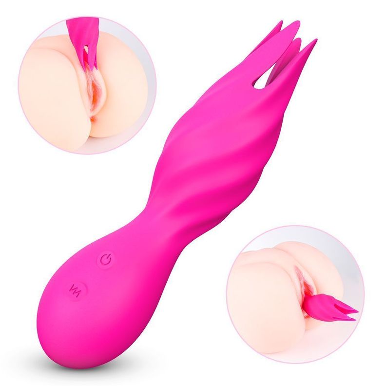 Jack Simulación Oral Pulpo Lengua Juguete Erótico Vibrador-4