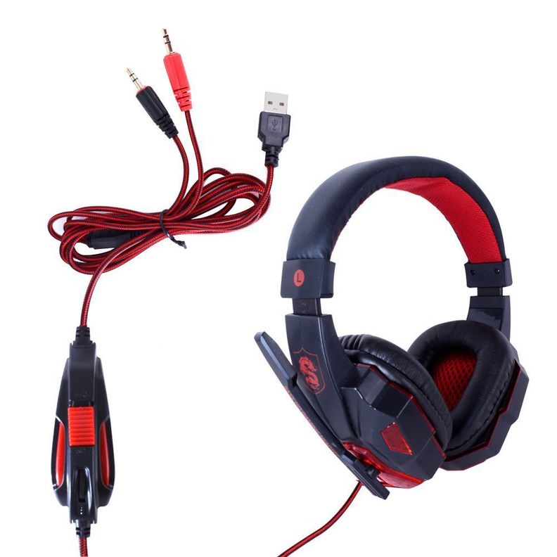 AUDIFONO GAMER ROJO FASTLINK-3