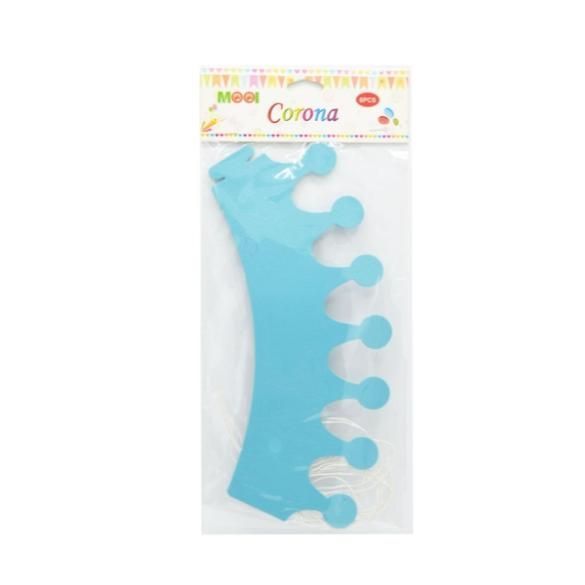 Coronas Cumpleaños - Azul Básica 3 Pcs-1