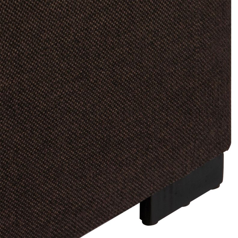 Banqueta con Baúl Leyzy Café-Moro Omega 40X55X105 cm Máxima Design-5