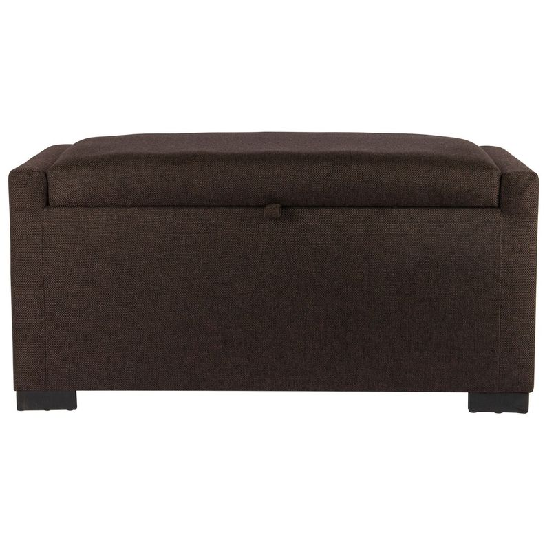 Banqueta con Baúl Leyzy Café-Moro Omega 40X55X105 cm Máxima Design-0