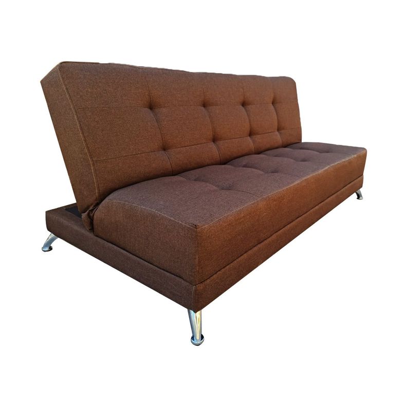 Futon Patagonia Cafe Lino 3 cuerpos Pmetal