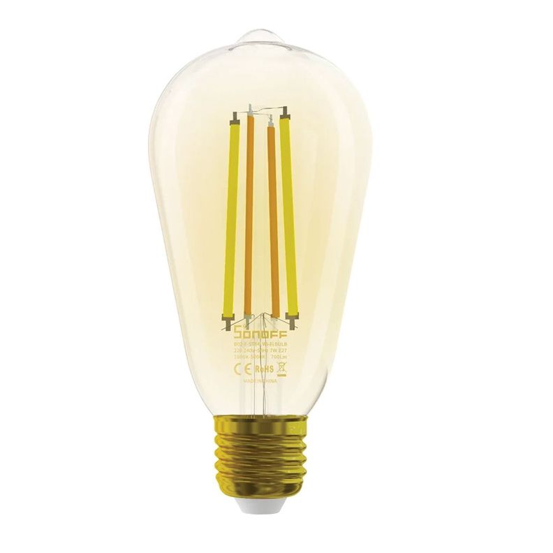 Pack 3 Ampolletas Edison Smart LED Filamento B02 F-ST64 Sonoff-3