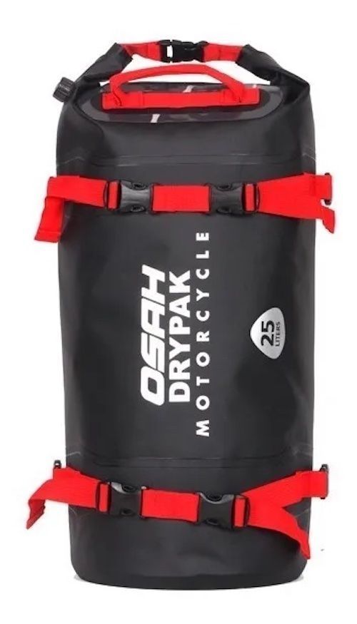 Bolso Motocicleta Impermeable Con Anclajes 25lts-0