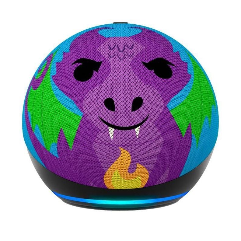 Amazon Echo Dot Kids 5ta Gen Con Alexa - Dragon-0