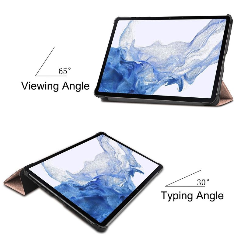 Para: Galaxy Tab S8 | Funda Cuero con Soporte-4