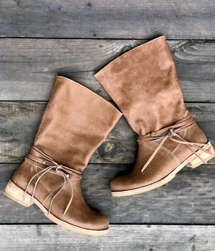 Bota Andrea Cuero Camel-3