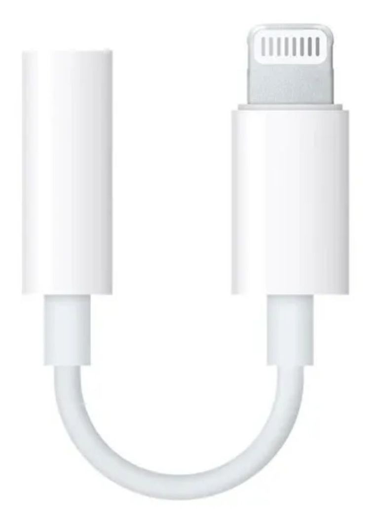 Adaptador iPhone Lightning  X Audifonos 3.5mm - Auxiliar.-0