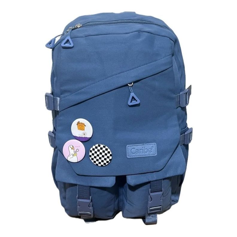 Mochila Bolso Escolar Juvenil Impermeable Gran Capacidad-0