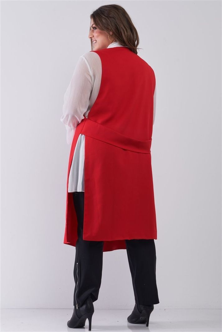 Blazer largo con aberturas en costado BZ006-2