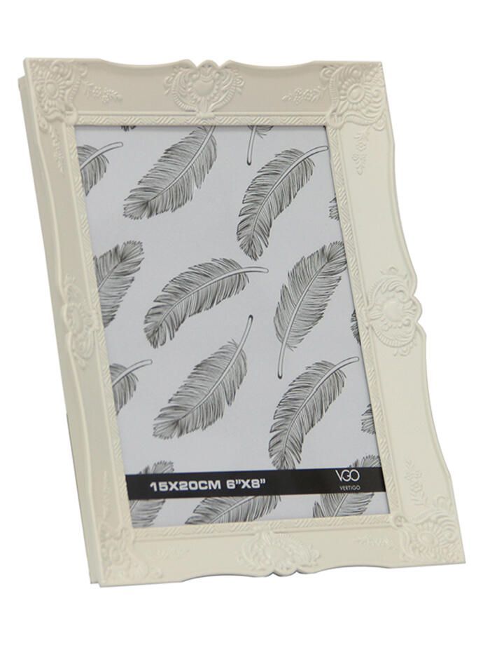 Marco plastico antique Natural 20x30 cm Crema