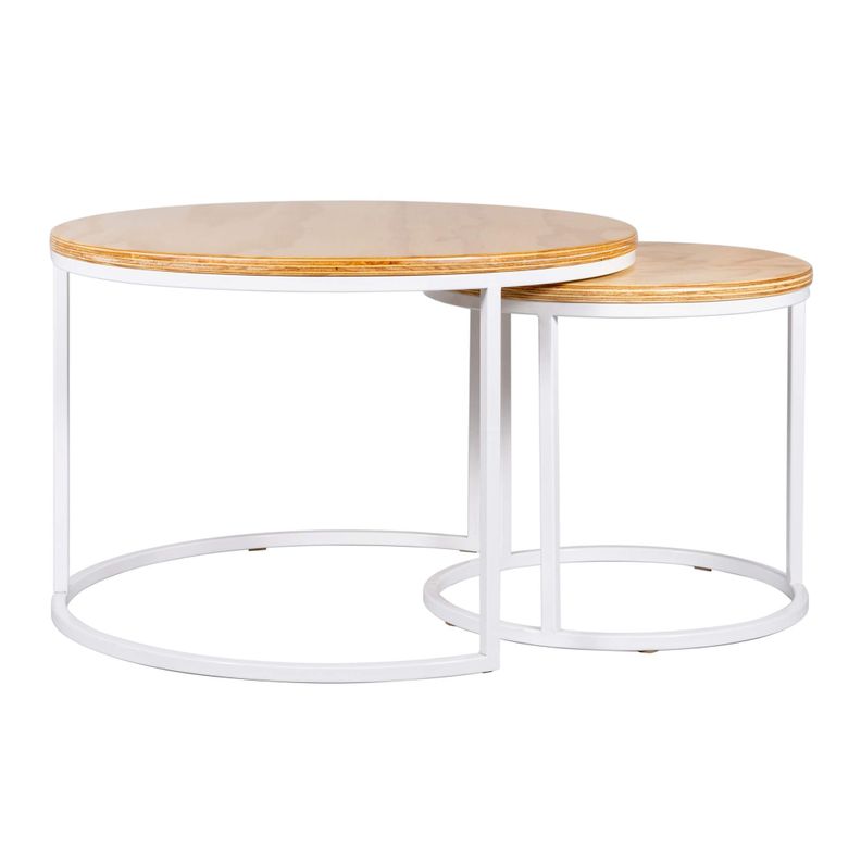 Mesa de centro circular nido|Mima Blanco-0