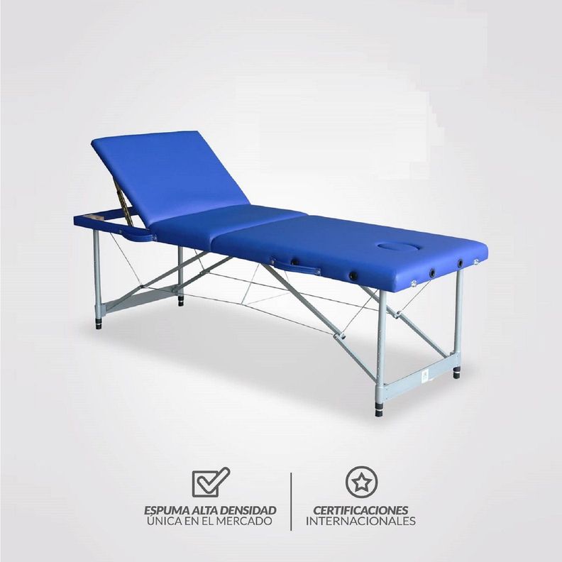 camilla Plegable Bioline Strong Pro Azul