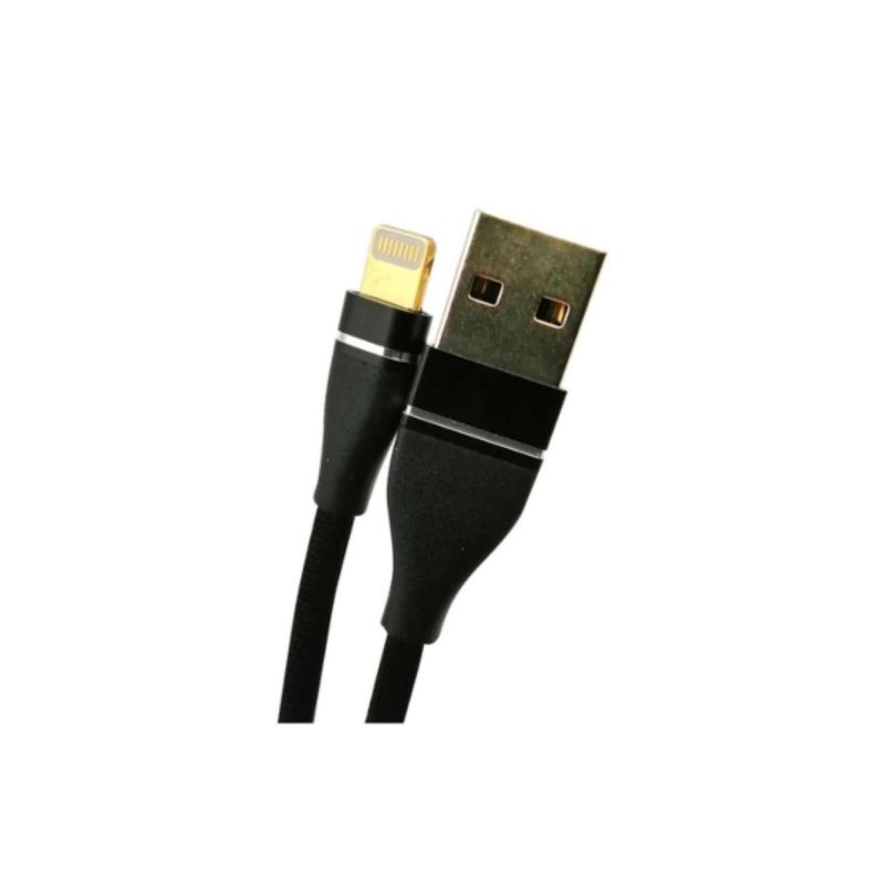  Cable USB a Lightning Carga Rapida 1mt Negro-0