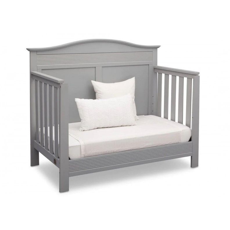 Cuna de madera 4 en 1 Barret Gris-2