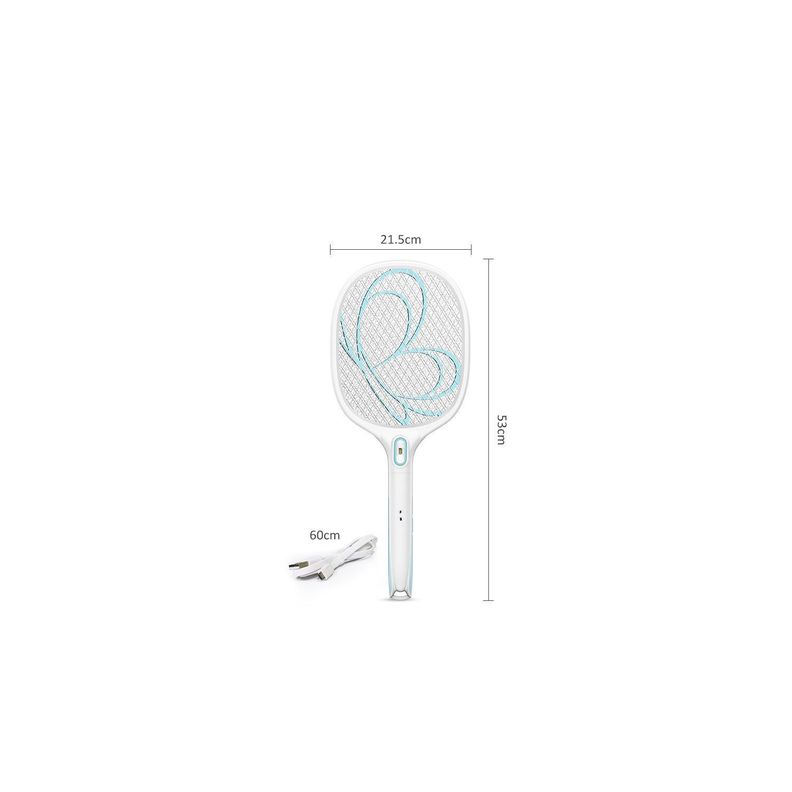 Mata Mosca Y Mosquitos Raqueta Recargable - Puntostore-2