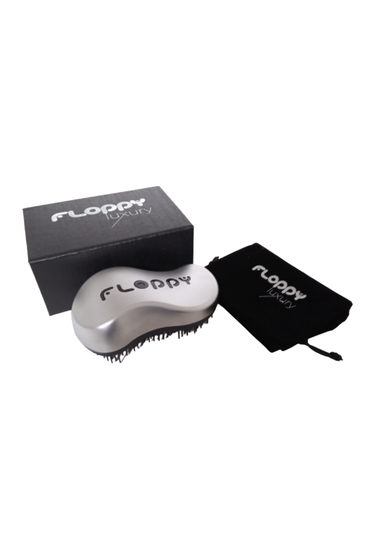 Cepillo Español Floppy Luxury Antifrizz Desenredante Cromado Mate-0