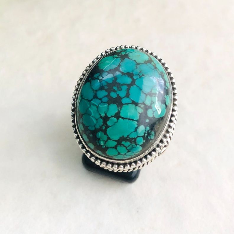 Anillo Turquesa en Plata -2