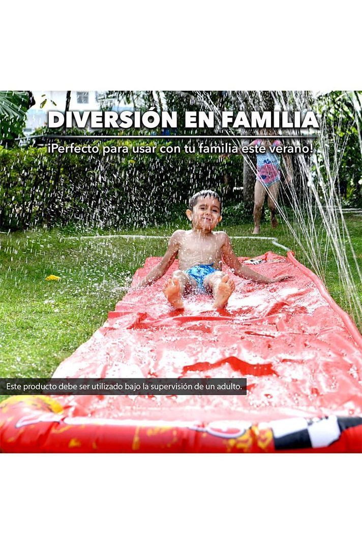 Deslizador Inflable de Agua Rojo-4