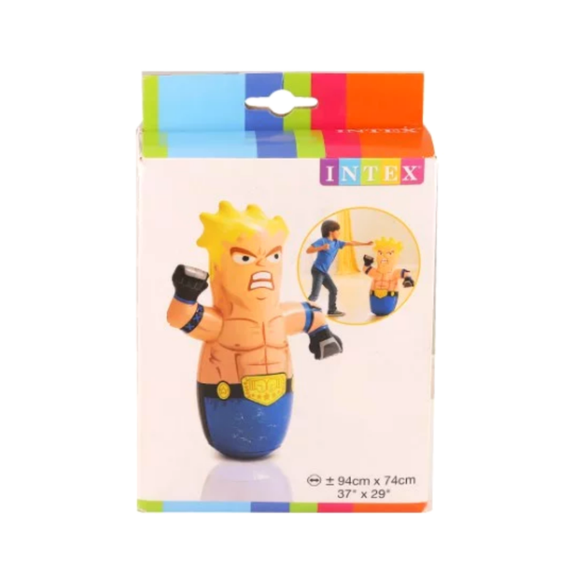 Luchador Porfiado Inflable 3-D Bop Bags-1