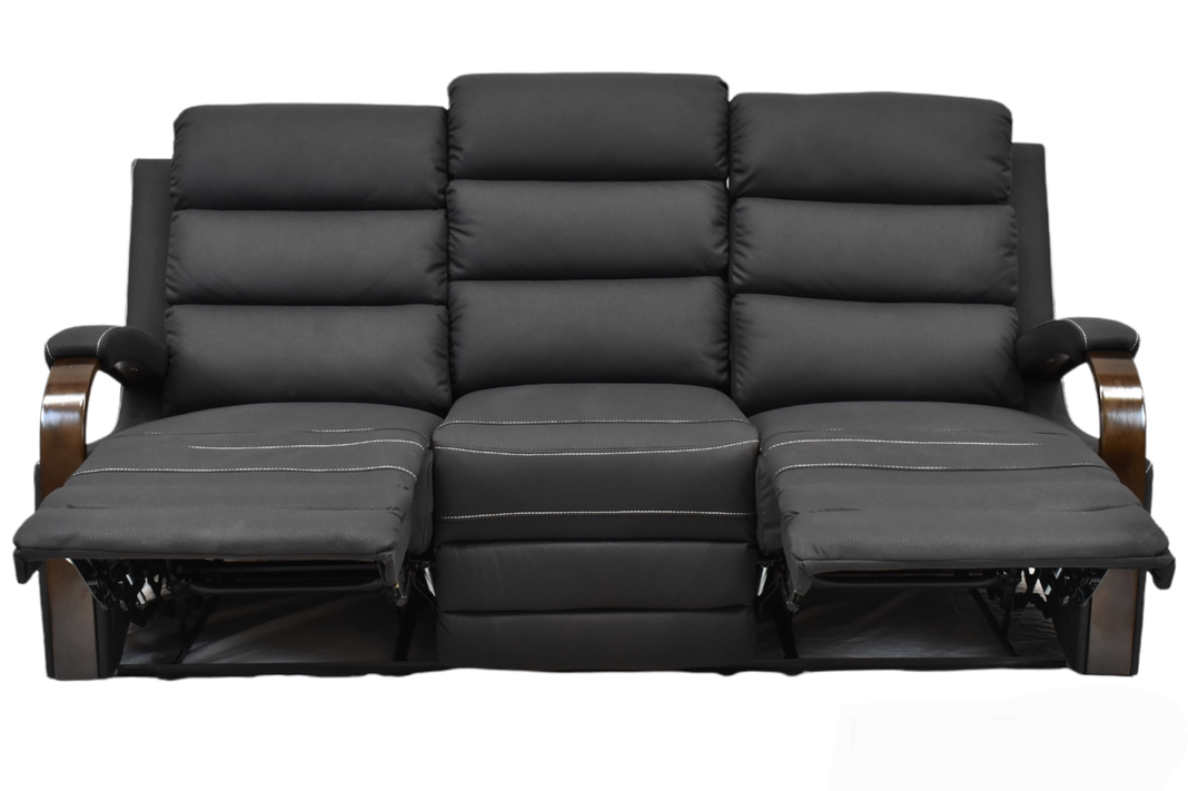 Sofa reclinable roble 3 cuerpos-2