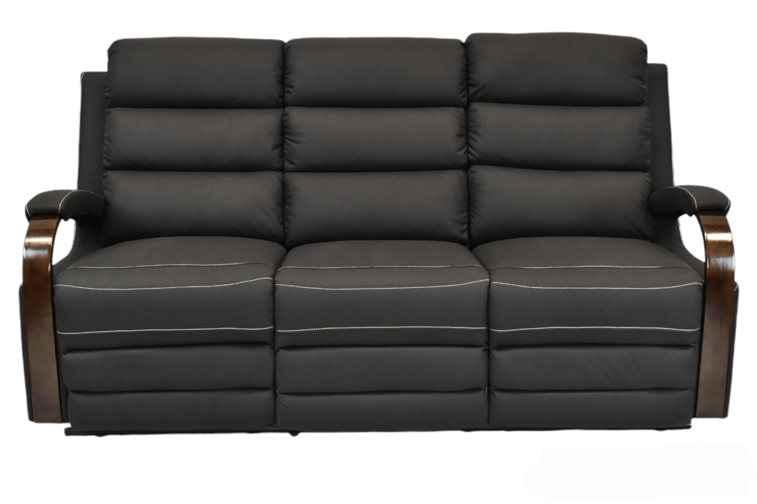Sofa reclinable roble 3 cuerpos-0
