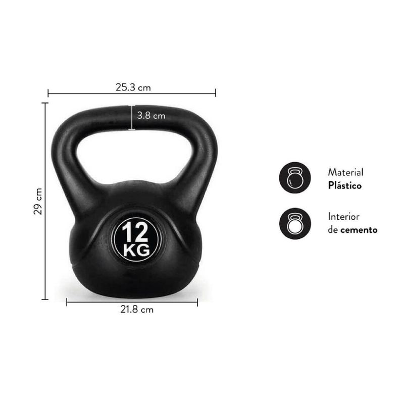 Kettlebell – Pesa Rusa 12 kg-1