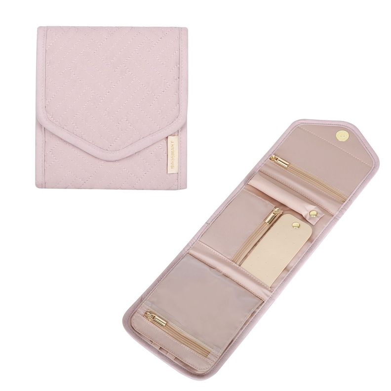 Bagsmart Organizador de Joyas Peri de Viaje Plegable Rosado