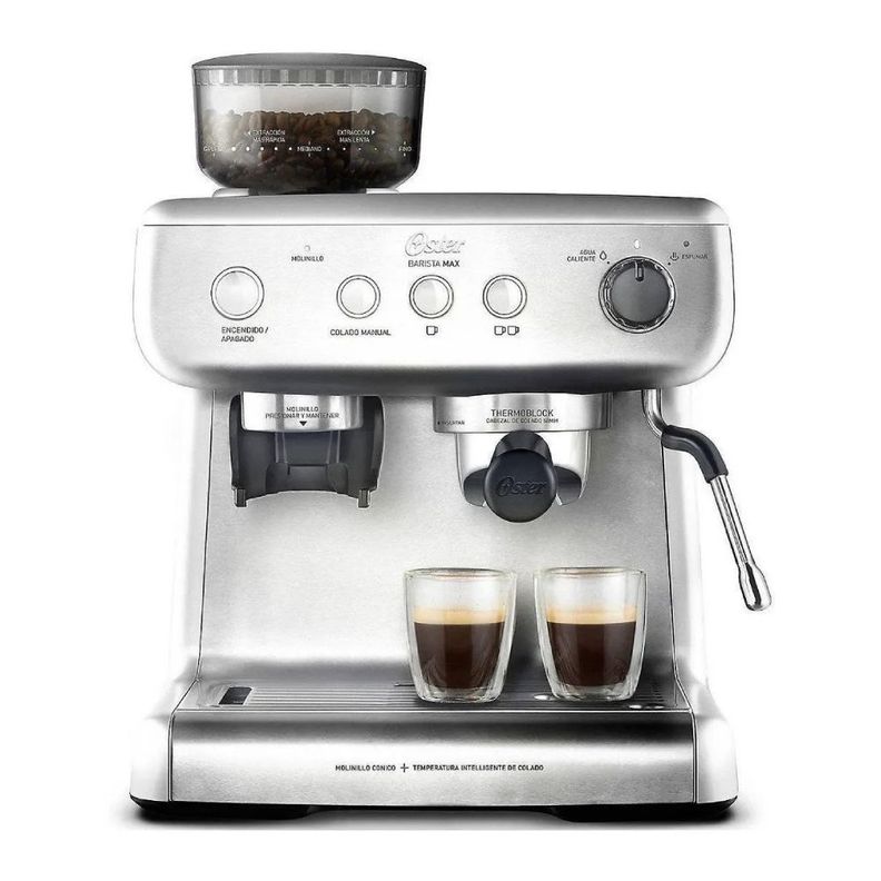 Cafetera para espresso Oster® Perfect Brew 15 bares molino integrado BVSTEM7300-0