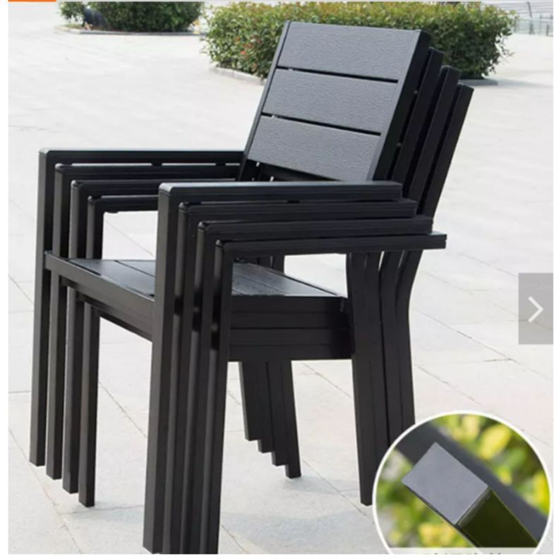 Sillas para Exteriores Pack X2 Hotel, Restaurantes, Terrazas Negras NO INCLUYE MESA-1