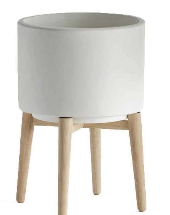 MACETERO PEDESTAL NATURAL-0