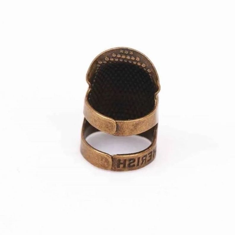 Dedal de Metal Para Costura, Protectora De Dedo, Bordado Costura, Manualidades.-0