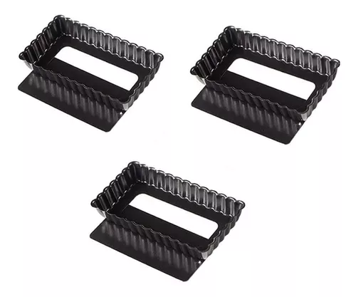 Pack X3 Moldes Desmontables Moldes Rectangular Individual-0