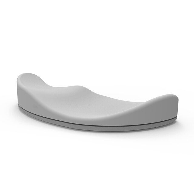 Almohadilla Ergonómica Ratón Mouses Gel Silicona Gamer  (Gris-plata)-0