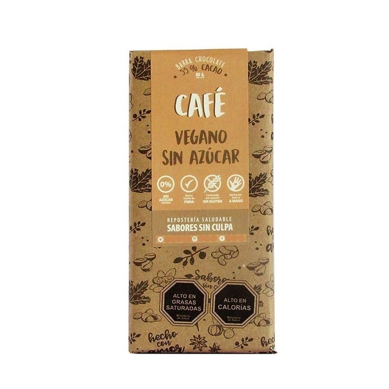 Chocolate Amargo-Café Vegana SABORES SIN CULPA-0