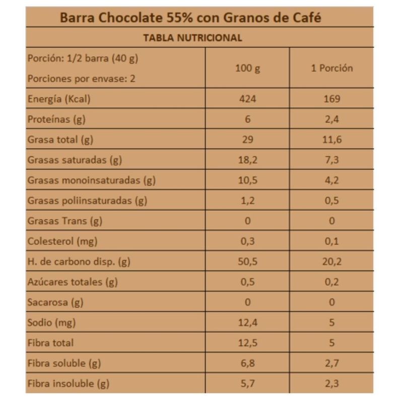 Chocolate Amargo-Café Vegana SABORES SIN CULPA-3