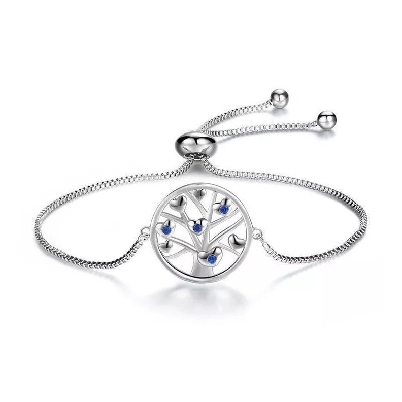 Pulsera Arbol De La Vida Plata 925-0