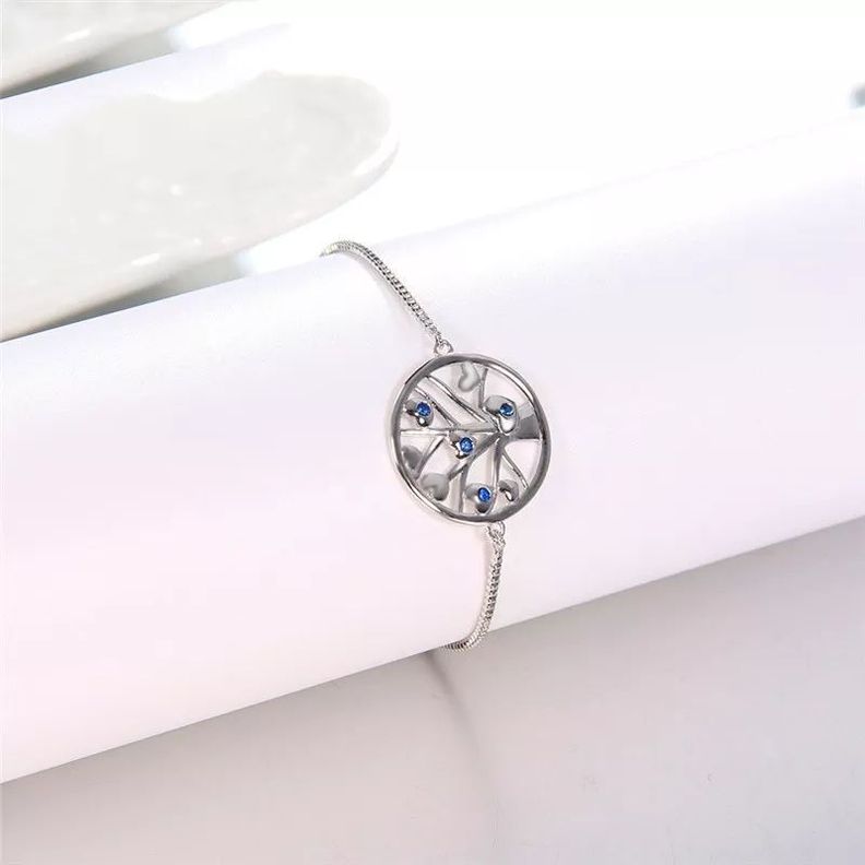 Pulsera Arbol De La Vida Plata 925-2