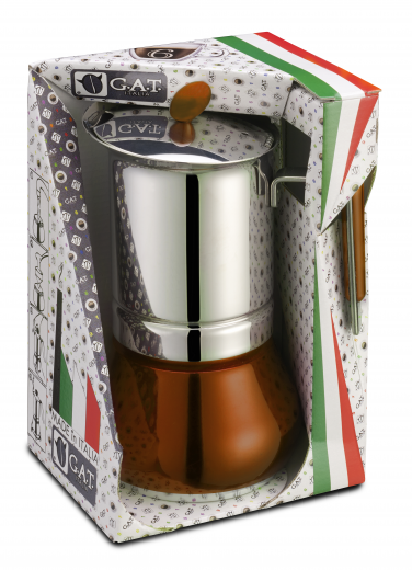 CAFETERA ANNETTA 4 TAZAS NARANJA-1