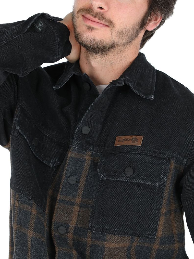 Chaqueta Chilco Cuadrille Negro Hombre-3