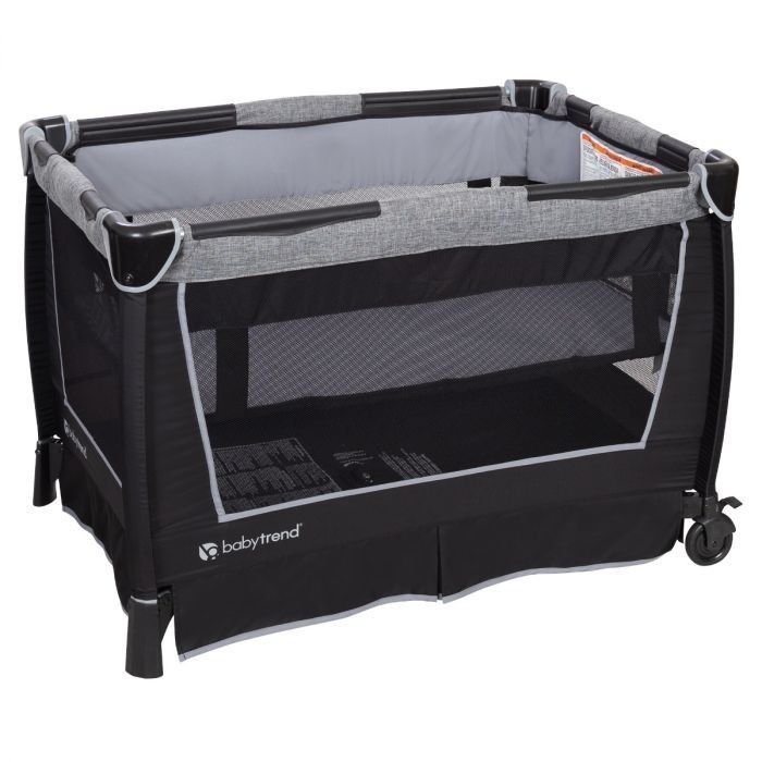 Cuna Corral Pack & play Wishper Gray de Baby Trend-4