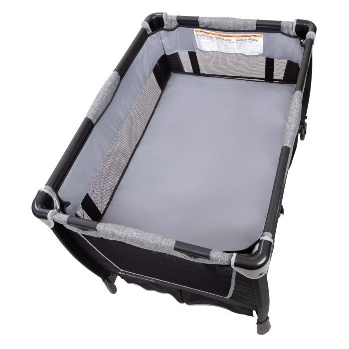 Cuna Corral Pack & play Wishper Gray de Baby Trend-7