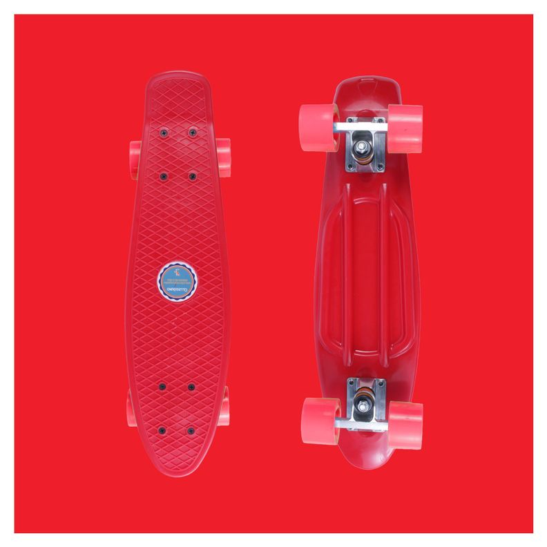 Patineta Skate Monopatín Scooter Fun  Penny ROJO-1