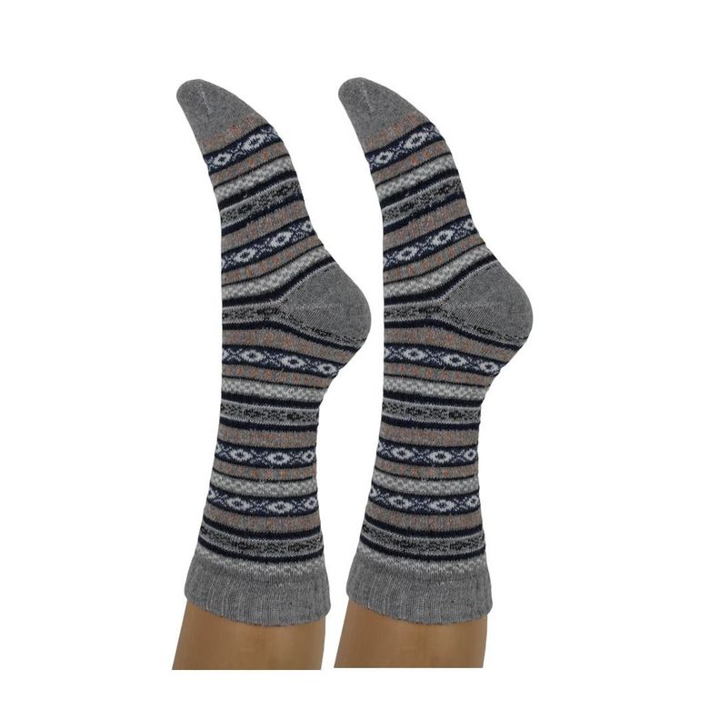 Calcetin Cachemira Mujer Diseño pack de 3 pares-1