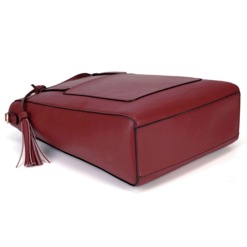 Ecosusi STYLE tote de mano para 14"- burdeo-4