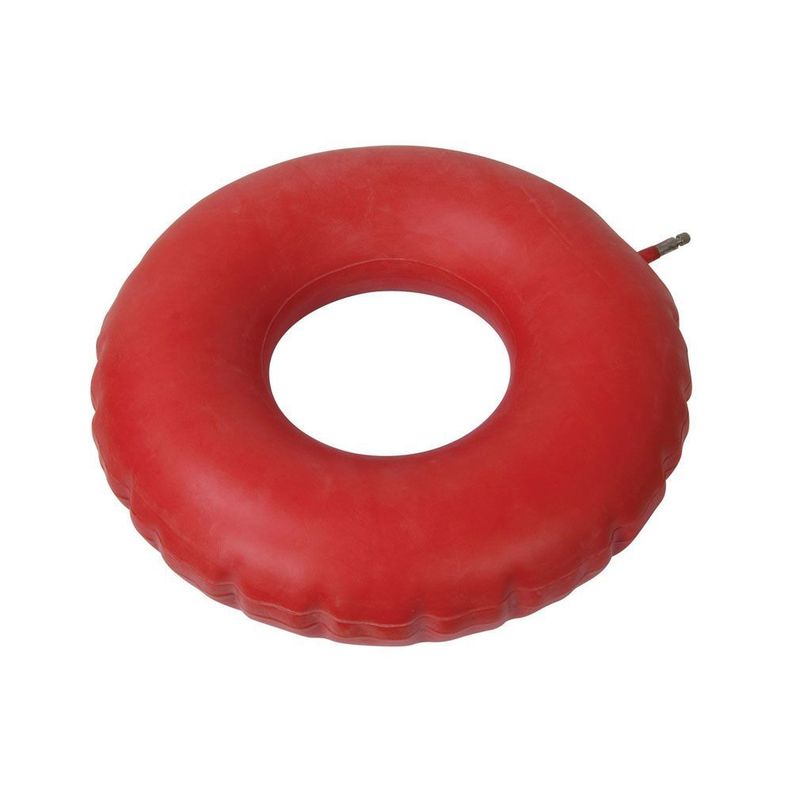 Asiento Clinico Goma Inflable Rojo