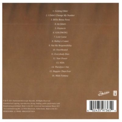 BILLIE EILISH - HAPPIER THAN EVER(DIGIPACK) | CD-2