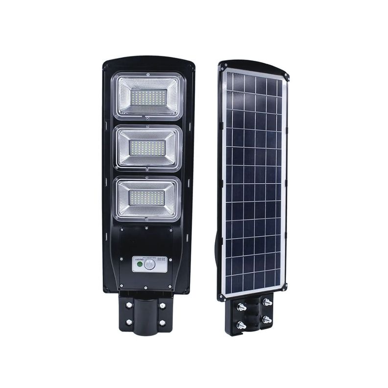 Luminaria Solar Pública LED Sensor de Movimiento 60W Fría-1