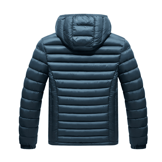 Parka Chaqueta Hombre Térmica Impermeable Estandar Verde Oliva-1