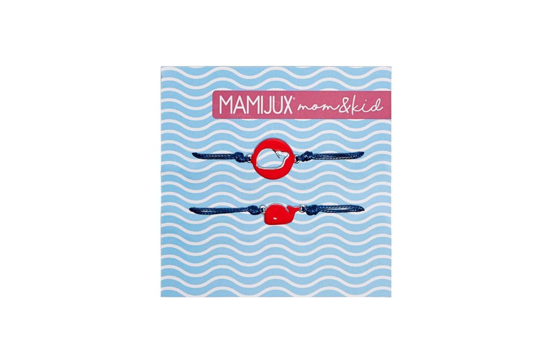 Pulseras de ballena roja MOM & KID-1